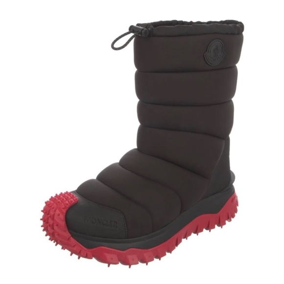NWT! MONCLER Trailgrip Après Rubber-Trimmed Quilted Nylon Snow Boots. Size 11 - Picture 2 of 6
